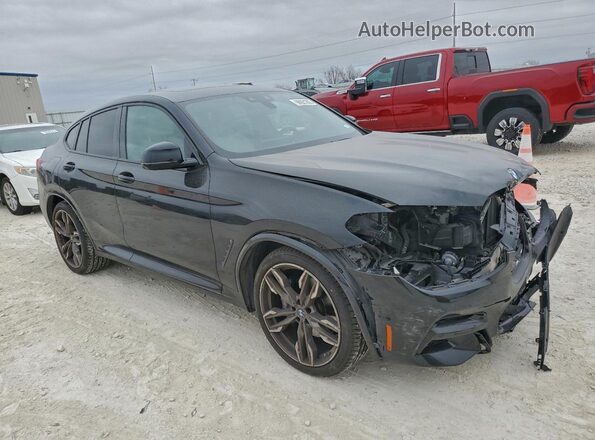 5UX2V5C07M9G68898 2021 BMW X4 Черный Передняя правая четверть