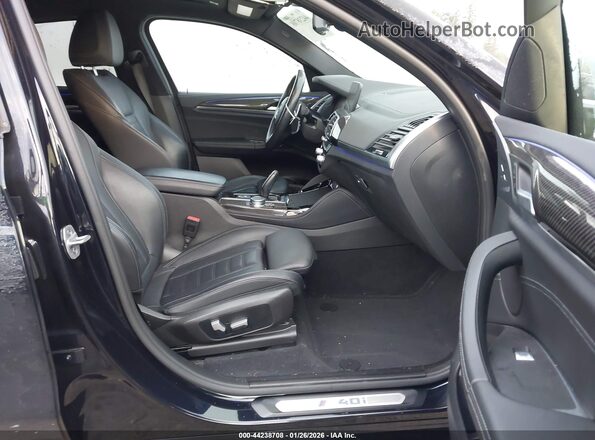 5UX2V5C08M9G49261 2021 BMW X4 Черный Вид салона спереди