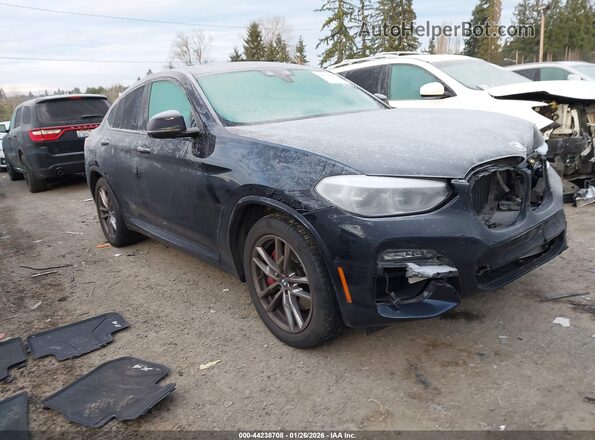 5UX2V5C08M9G49261 2021 BMW X4 Черный Передняя правая четверть