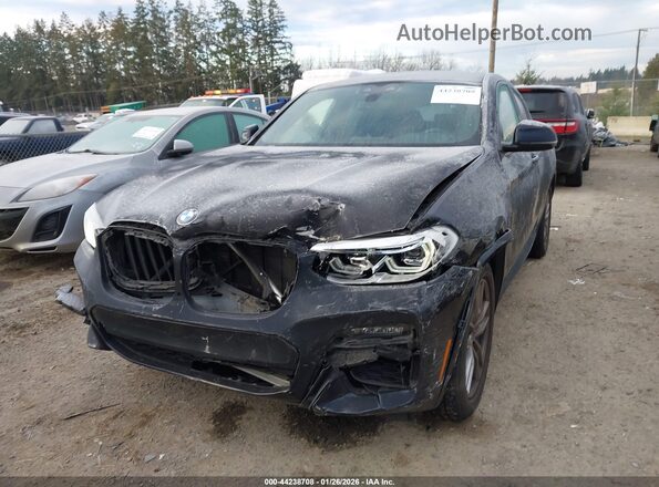 5UX2V5C08M9G49261 2021 BMW X4 Черный Вид спереди