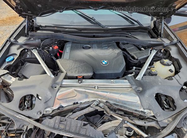 5UX33DT01P9P68985 2023 BMW X4 Серый Вид подкапотного пространства