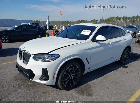 5UX33DT02P9N55057 2023 BMW X4 White Przód lewy