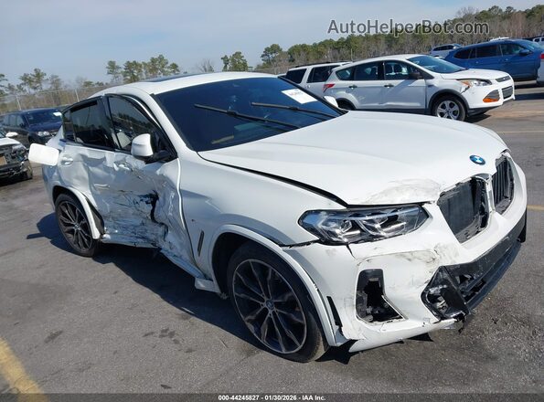 5UX33DT02P9N55057 2023 BMW X4 White Przód prawy