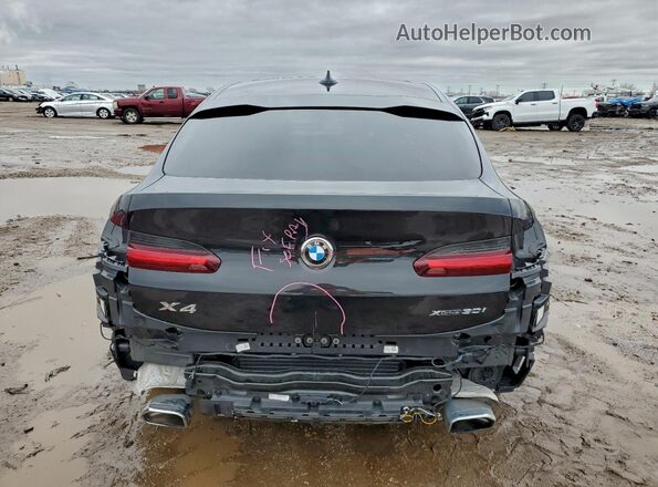 5UX33DT07R9V04043 2024 BMW X4 Black Widok z tyłu