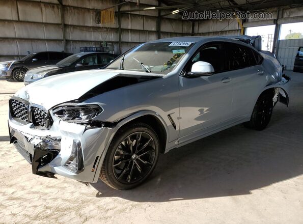5UX33DT08P9R76961 2023 BMW X4 Серый Передняя левая четверть