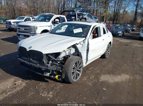 5UX33DT09P9P80799 2023 BMW X4 White Vista tres cuartos delantera izquierda