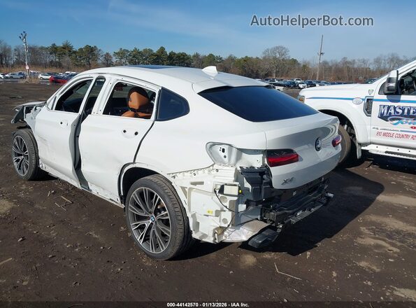 5UX33DT09P9P80799 2023 BMW X4 White Trasero izquierdo