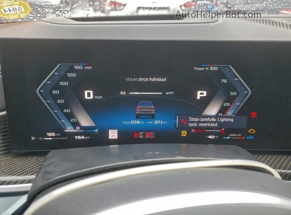 5UX33EM05R9T62618 2024 BMW X7 Серый Вид щитка приборов