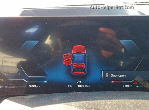 5UX33EU05T9113775 2026 BMW X5 Синий Вид щитка приборов