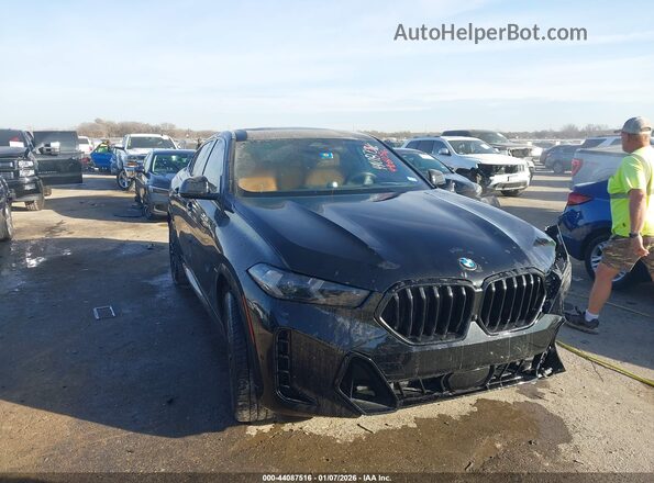5UX33EX02R9T85883 2024 BMW X6 Black Առջևի աջ
