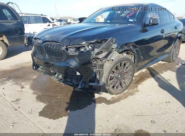 5UX33EX02R9T85883 2024 BMW X6 Black Դիմացի տեսք