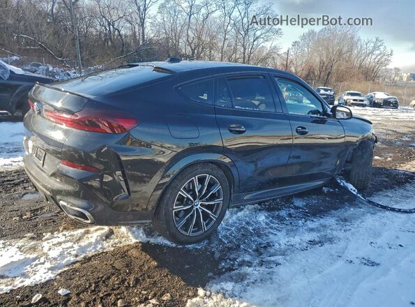5UX33EX03S9W98284 2025 BMW X6 Черный Задняя правая четверть