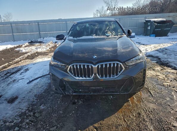 5UX33EX03S9W98284 2025 BMW X6 Черный Вид спереди