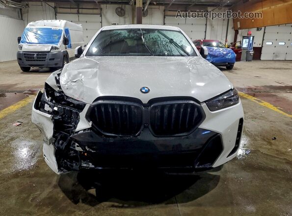 5UX33EX04T9113861 2026 BMW X6 White Вид спереду