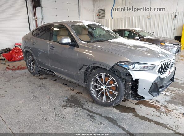 5UX33EX05S9Z55414 2025 BMW X6 Серый Передняя правая четверть