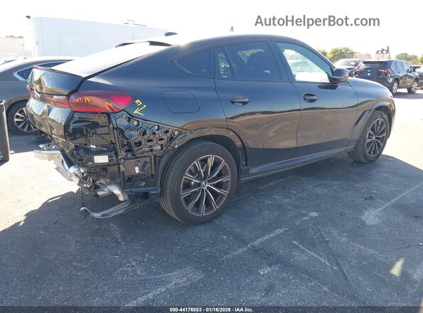 5UX33EX06S9Z23538 2025 BMW X6 Black Tył prawy