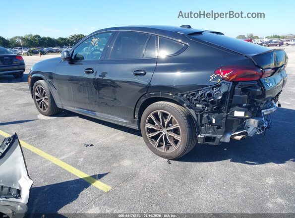 5UX33EX06S9Z23538 2025 BMW X6 Black Tył lewy