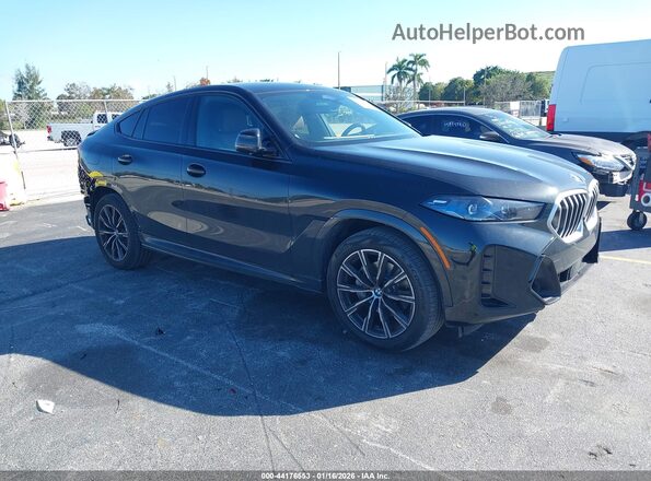 5UX33EX06S9Z23538 2025 BMW X6 Black Przód prawy