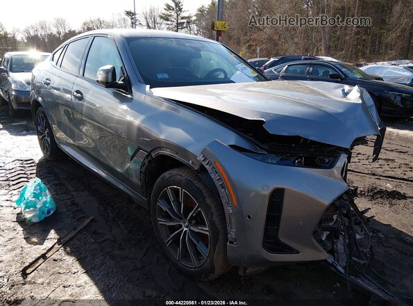 5UX33EX07S9X50533 2025 BMW X6 Silver Przód prawy