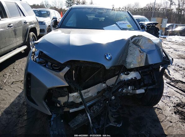 5UX33EX07S9X50533 2025 BMW X6 Silver Widok zestawu wskaźników