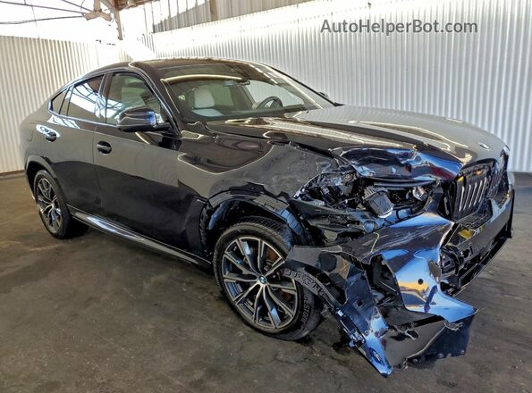 5UX33EX07T9155845 2026 BMW X6 Blue Передня права чверть