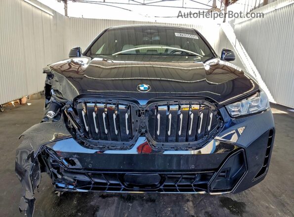 5UX33EX07T9155845 2026 BMW X6 Blue Вид спереду