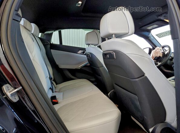 5UX33EX07T9155845 2026 BMW X6 Blue Вид задньої частини салону