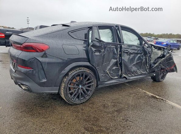 5UX33EX09S9X63655 2025 BMW X6 Черный Задняя правая четверть