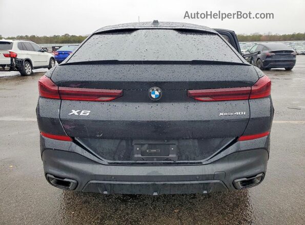 5UX33EX09S9X63655 2025 BMW X6 Черный Вид сзади