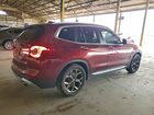 2022 Bmw X3 Sdrive30i Бордовый vin: 5UX43DP06N9K87898