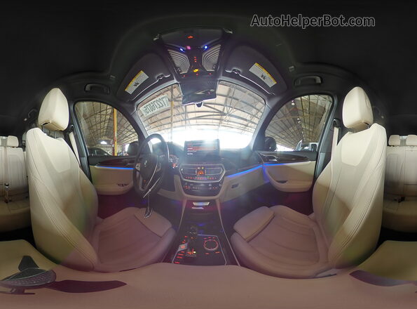 5UX43DP06N9K87898 2022 BMW X3 Бордовый Панорамный вид салона 360°