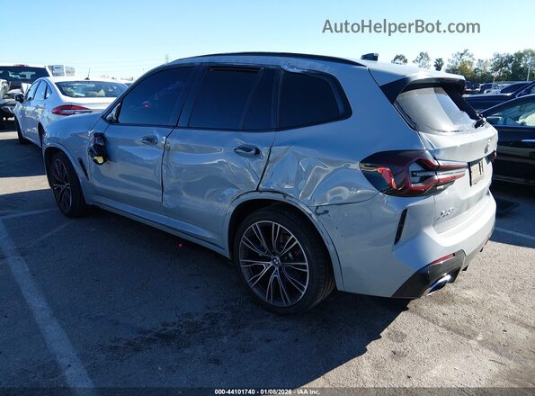 5UX43DP09N9L67017 2022 BMW X3 Серый Задняя левая четверть
