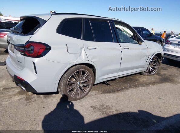 5UX43DP09N9L67017 2022 BMW X3 Серый Задняя правая четверть