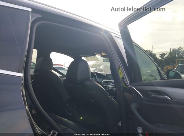 5UX43DP0XN9L36150 2022 BMW X3 Black Widok naklejki z numerem VIN