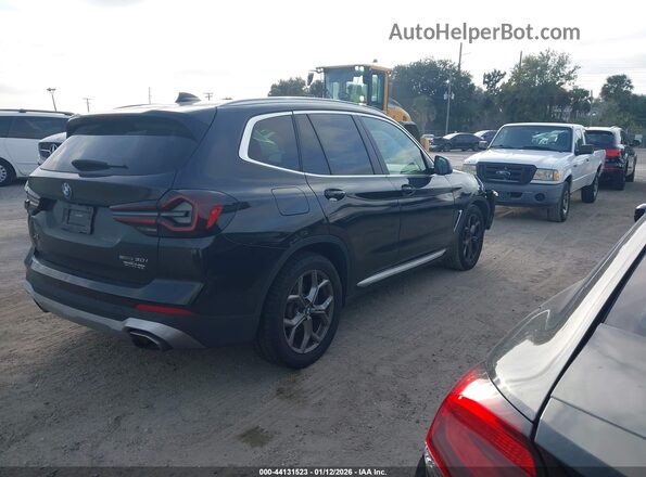 5UX43DP0XN9L36150 2022 BMW X3 Black Tył prawy
