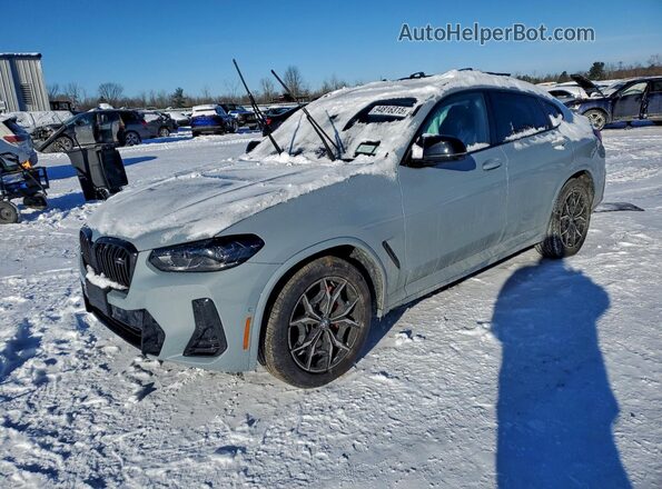 5UX43DT02S9241048 2025 BMW X4 Серый Передняя левая четверть