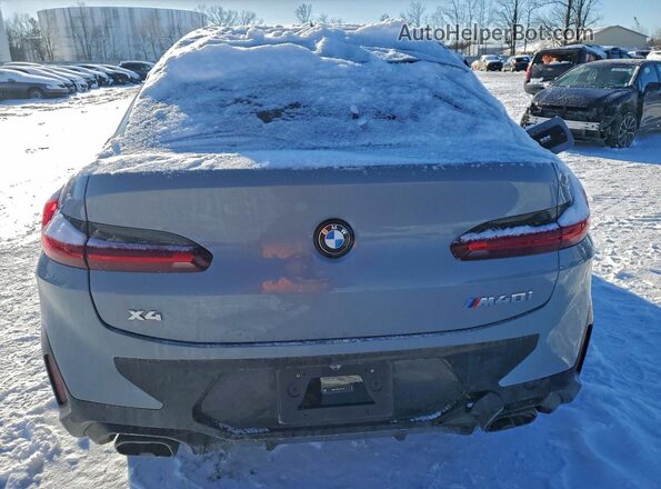 5UX43DT02S9241048 2025 BMW X4 Серый Вид сзади