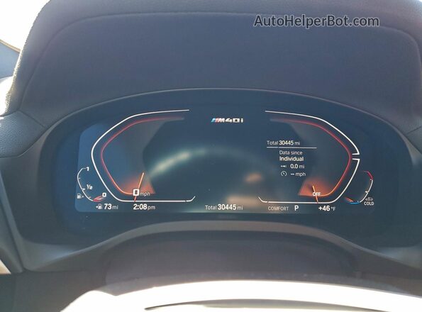 5UX43DT04P9P70850 2023 BMW X4 Серый Вид щитка приборов