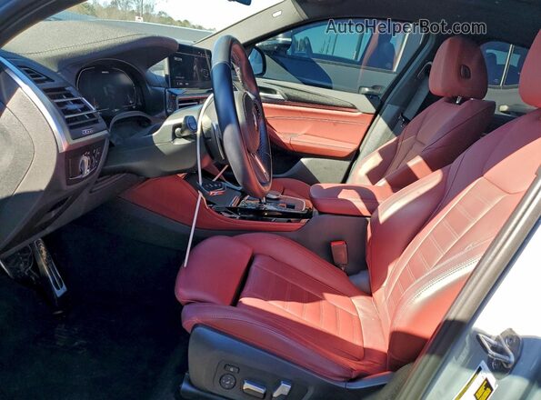 5UX43DT04P9P70850 2023 BMW X4 Серый Вид салона спереди