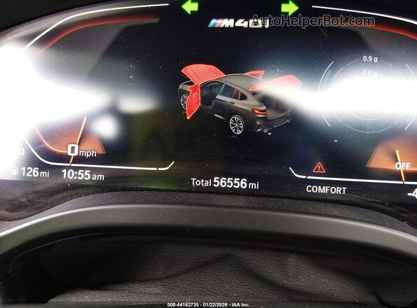 5UX43DT08N9J95469 2022 BMW X4 Черный Вид задних сидений