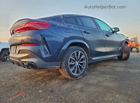5UX43EX09S9Y85775 2025 BMW X6 Черный Задняя правая четверть