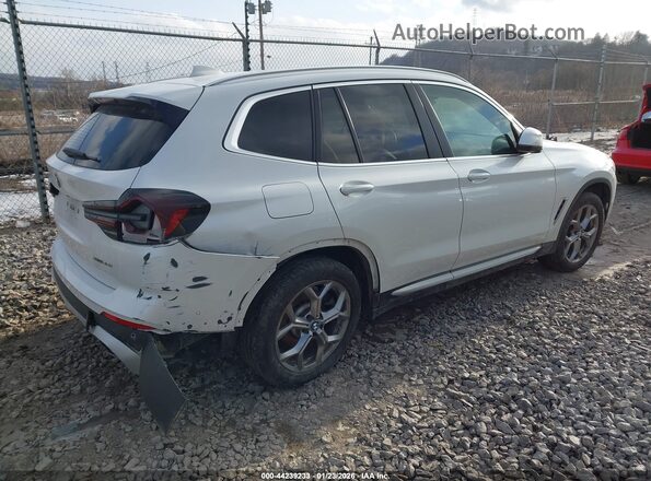 5UX53DP01P9S65668 2023 BMW X3 White Rear right