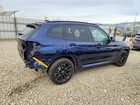2022 Bmw X3 Xdrive30i Синий vin: 5UX53DP04N9K99732