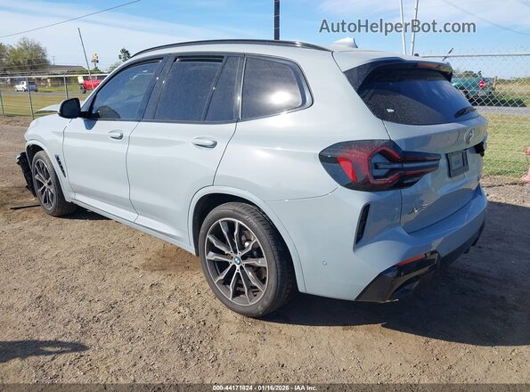 5UX53DP04R9T67727 2024 BMW X3 Серый Задняя левая четверть