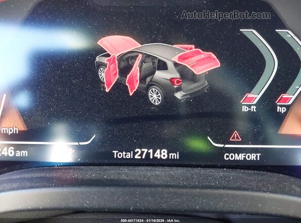 5UX53DP04R9T67727 2024 BMW X3 Серый Вид задних сидений
