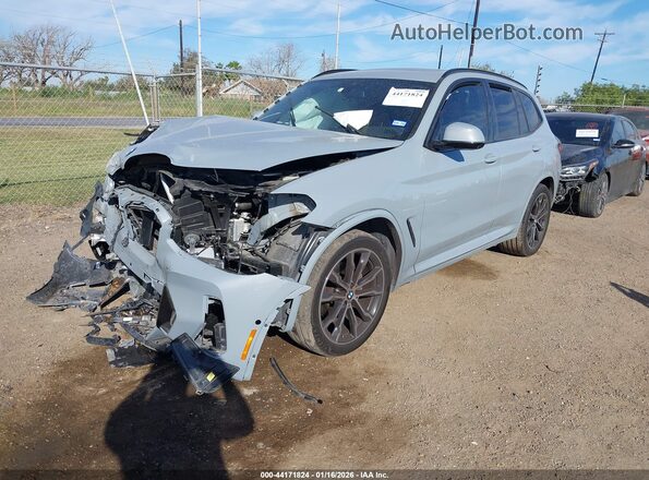 5UX53DP04R9T67727 2024 BMW X3 Серый Передняя левая четверть