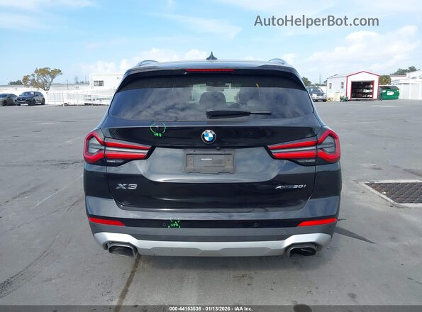 5UX53DP06P9P74025 2023 BMW X3 Black 