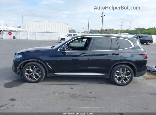 5UX53DP06P9P74025 2023 BMW X3 Black 