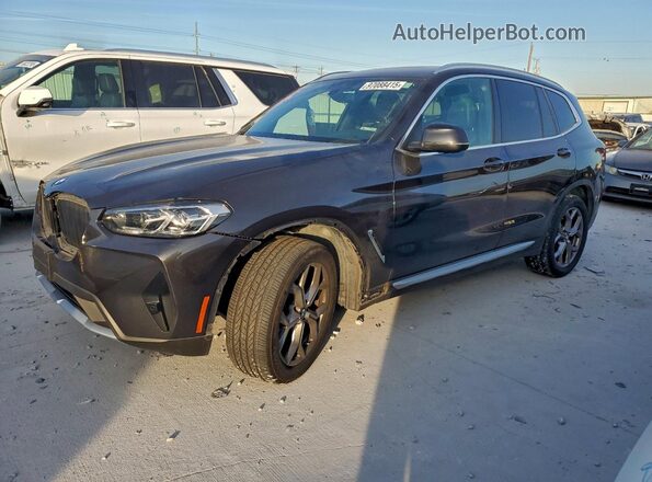 5UX53DP08P9T15627 2023 BMW X3 Black Передня ліва чверть