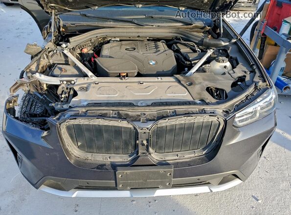 5UX53DP08P9T15627 2023 BMW X3 Black Вид задньої частини салону